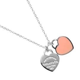 Autre Marque-lined Heart Tag Pendant Necklace-Other