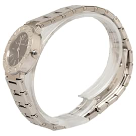 Bulgari-Bvlgari Silver Quartz Stainless Steel Watch-Silvery