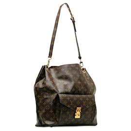 Louis Vuitton-Louis Vuitton Brown Monogram Metis Hobo-Brown