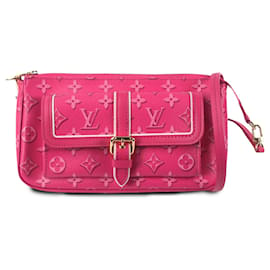 Louis Vuitton-Louis Vuitton Pink Fall For You Monogram Maxi Multi Pochette Accessoires-Pink