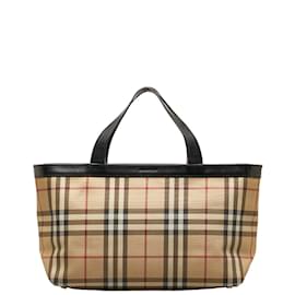 Burberry-House Check Canvas Handbag-Other