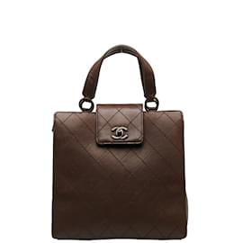 Chanel-Gesteppte Handtasche aus Leder-Andere