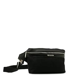 Yves Saint Laurent-Canvas Leather Trim Belt Bag-Other