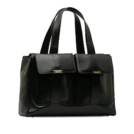 Yves Saint Laurent-leather 2 Front Pockets Handbag-Other