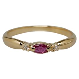 Autre Marque-18K Ruby & Diamond Ring-Other