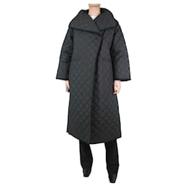 Totême-Black quilted coat - size XS-Black