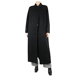 Autre Marque-Black wool maxi coat - size UK 10-Black