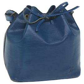 Louis Vuitton-LOUIS VUITTON Epi Petit Noe Bolso de hombro Azul M44105 LV Auth 65074-Azul
