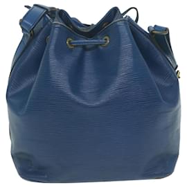 Louis Vuitton-LOUIS VUITTON Epi Petit Noe Shoulder Bag Blue M44105 LV Auth 65074-Blue