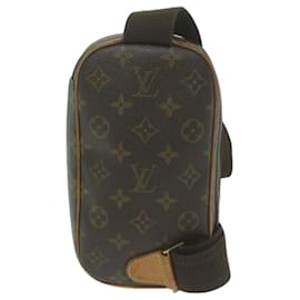 Louis Vuitton-Bolsa de Ombro LOUIS VUITTON Monogram Pochette Gange M51870 LV Auth ep2961-Monograma