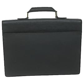Louis Vuitton-LOUIS VUITTON Epi Serviette Conseiller Briefcase Black M54422 LV Auth ep3147-Black
