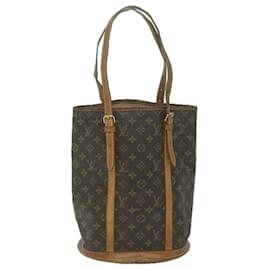 Louis Vuitton-LOUIS VUITTON Monogram Bucket GM Shoulder Bag M42236 LV Auth 64998-Monogram