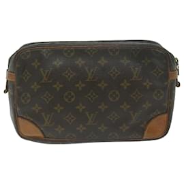 Louis Vuitton-Louis Vuitton Monogram Compiegne 28 Clutch Bag M51845 LV Auth 65471-Monogram