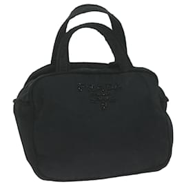 Prada-PRADA Borsa a Mano Nylon Nero Auth bs11649-Nero