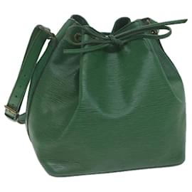 Louis Vuitton-Bolsa de ombro LOUIS VUITTON Epi Petit Noe verde M44104 Autenticação de LV 64734-Verde