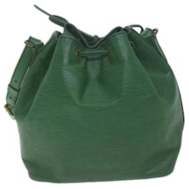 Louis Vuitton-Bolsa de ombro LOUIS VUITTON Epi Petit Noe verde M44104 Autenticação de LV 64734-Verde