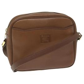 Autre Marque-Burberrys Shoulder Bag Leather Brown Auth ep3133-Brown