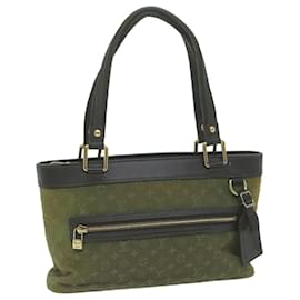 Louis Vuitton-LOUIS VUITTON Monogram Mini Lucille PM Hand Bag TST Khaki M92682 LV Auth ep3029-Other