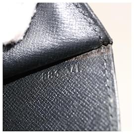 Louis Vuitton-LOUIS VUITTON Epi Montaigne 23 Pochette Noir M52662 LV Auth e4534-Noir