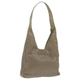 Prada-PRADA Shoulder Bag Nylon Gray Auth bs11729-Grey