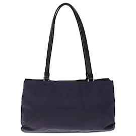 Prada-PRADA Shoulder Bag Nylon Purple Auth ep3041-Purple