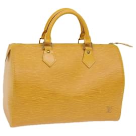 Louis Vuitton-Louis Vuitton Epi Speedy 30 Hand Bag Yellow M59029 LV Auth 64824-Yellow
