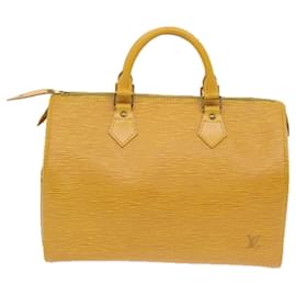 Louis Vuitton-Louis Vuitton Epi Speedy 30 Hand Bag Yellow M59029 LV Auth 64824-Yellow