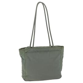 Prada-Prada Tote Bag Nylon Khaki Auth 65152-Caqui