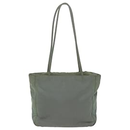 Prada-Prada Tote Bag Nylon Khaki Auth 65152-Caqui