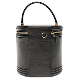 Louis Vuitton-LOUIS VUITTON Epi Cannes Hand Bag Black M48032 LV Auth ep3103-Black