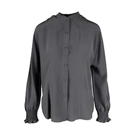 Emporio Armani-Camicia in seta Emporio Armani-Grigio