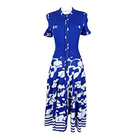 Chanel-Iconic Airport Collection Maxi Dress-Blue