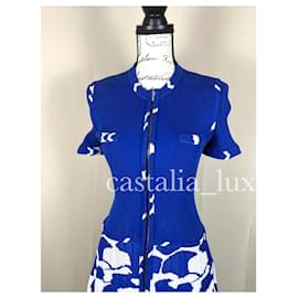 Chanel-Vestido Maxi Icônico Coleção Aeroporto-Azul