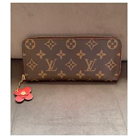 Louis Vuitton-Clemence Long Wallet-Brown