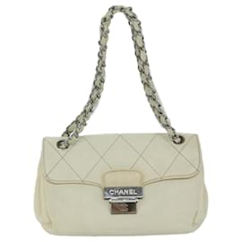 Chanel-Chanel Flap Bag-Blanco