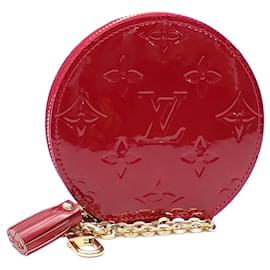 Louis Vuitton-Louis Vuitton Porte Monnaie Rond-Red