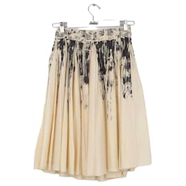 Bottega Veneta-cotton skirt-Beige