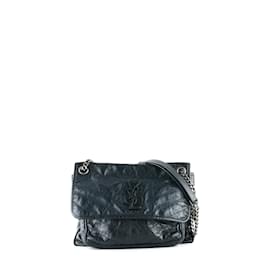 Saint Laurent-SAINT LAURENT Bolsos T.  Cuero-Negro