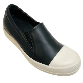 Rick Owens Black / Milchboot-Sneaker Schwarz