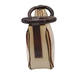 Tod's-Mini borsa da sera con manico superiore foderata in paillettes avorio di Tod's-Crudo