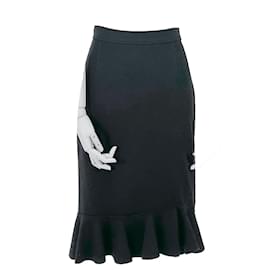 Prada-PRADA  Skirts IT 40 Wool-Black