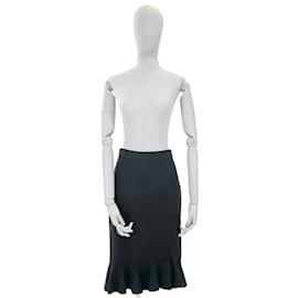 Prada-PRADA  Skirts IT 40 Wool-Black