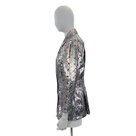 Autre Marque-GIVENCHY  Jackets FR 38 SYNTHETIC-Silvery