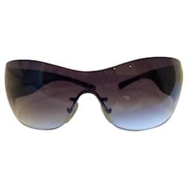 Occhiali da sole Prada neri in plastica Nero