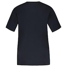 Autre Marque-T-shirt comfort con toppa Bold Fox Head - Maison Kitsune - cotone - nera-Nero