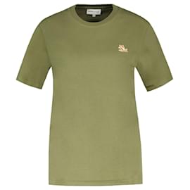 Autre Marque-T-shirt Chillax Fox Patch - Maison Kitsune - Cotone - Verde-Verde