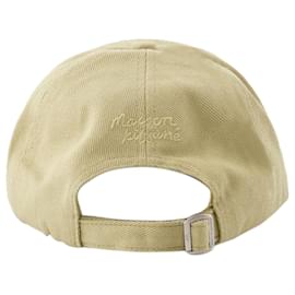 Autre Marque-Bold Fox Head Cap - Maison Kitsune - Cotton - Beige-Beige