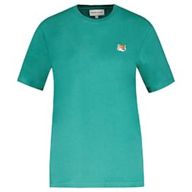 Autre Marque-Camiseta Fox Head Patch - Maison Kitsune - Algodão - Verde-Verde