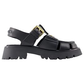 Carter Cage Sandals - Alexander Wang - Leather - Black Black