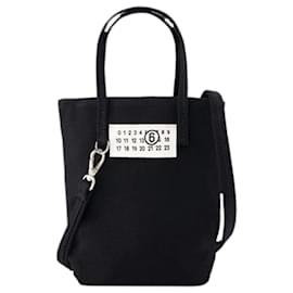 Maison Martin Margiela-Shopping Mini Bag - MM6 Maison Margiela - Cotton - Beige-Black